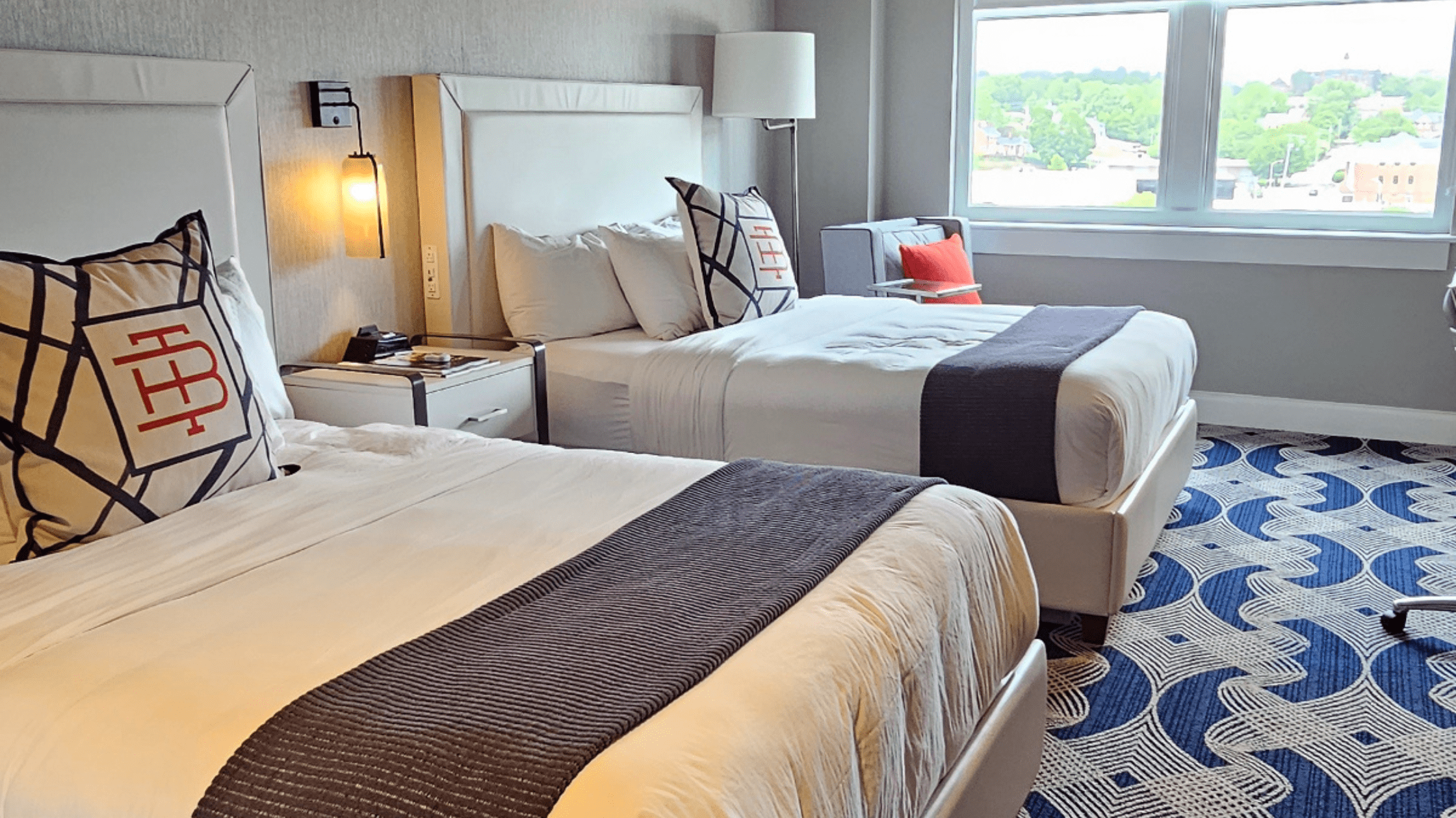 Things to Do in Bristol TN VA: What to See, Eat & Explore in 2025 6 Stylish guest room at The Bristol Hotel, one of the top places to stay when exploring things to do in Bristol TN VA, featuring modern decor and scenic downtown views.