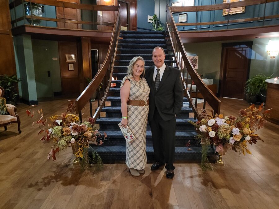 5 Star Hotels in Chattanooga, Tennessee to Book Now. 7 Kathy Brown and her husband Steve posing at the base of a grand staircase inside The Hotel Chalet in Chattanooga, Tennessee, surrounded by fall floral arrangements.